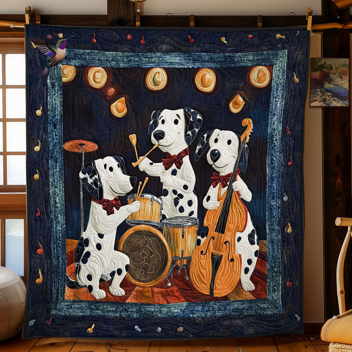 Dalmatian Rhythm WN1511026CL Quilt