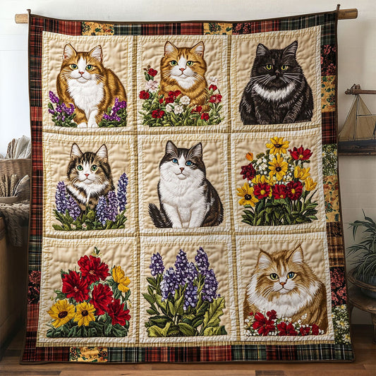 Dreamy Meadow Cat WN0611038CL Quilt