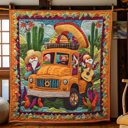 Gnome Fiesta Truck WN1712022CL Quilt