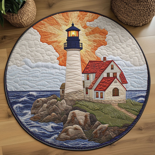 Lighthouse Solstice WN0408045CL Quilted Round Mat