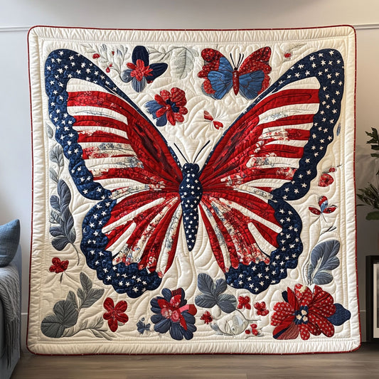 Patriotic Butterfly CW2804066CL Quilt