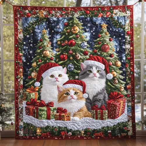 Holiday Cat WN2609026CL Quilt