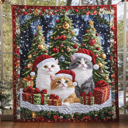 Holiday Cat WN2609026CL Quilt