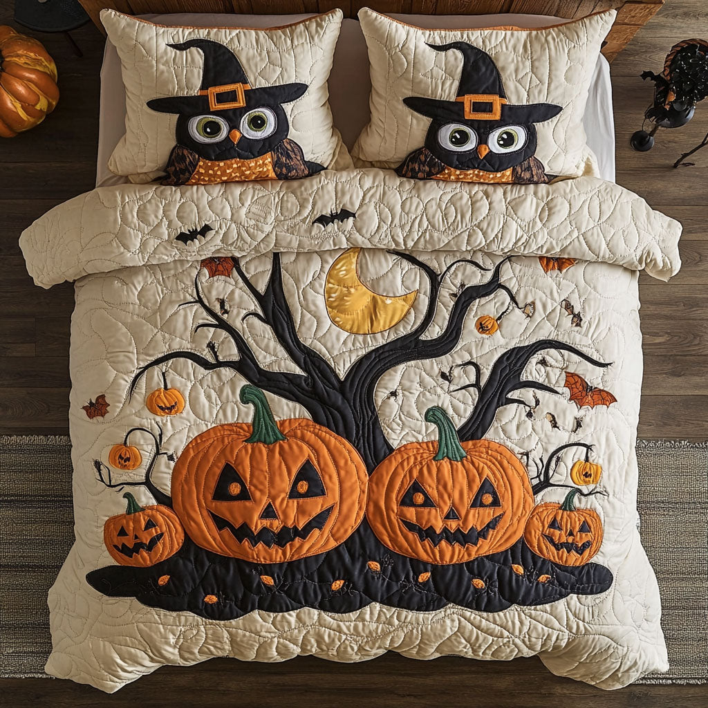Pumpkin Owls CP0409103CL Duvet Cover Set