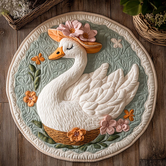 Garden Grace CP0206065CL Quilted Round Mat