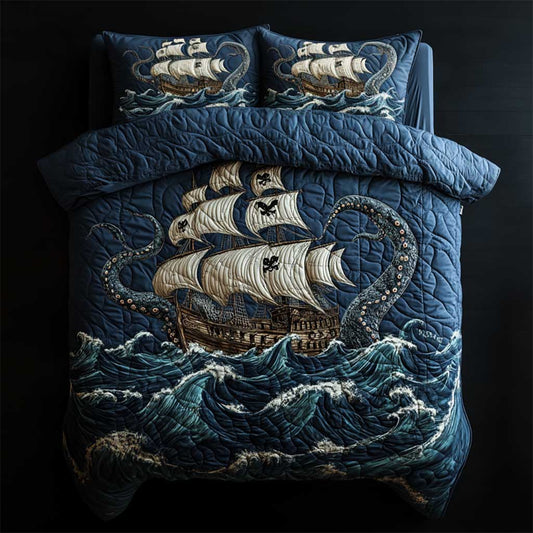 Lost Pirate Ship WN0805069CL Duvet Cover Set