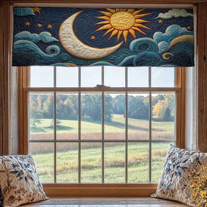 Sun And Moon WX1405040CL Quilted Valance
