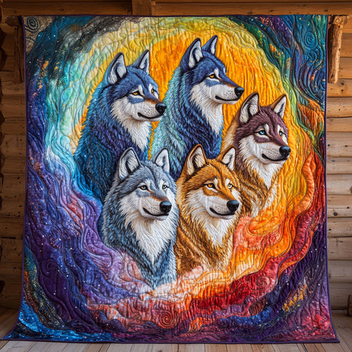 Colorful Wolf CW1705199CL Quilt