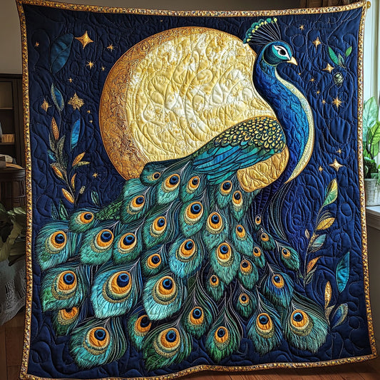 Moonlit Peacock CW2205434CLQuilt