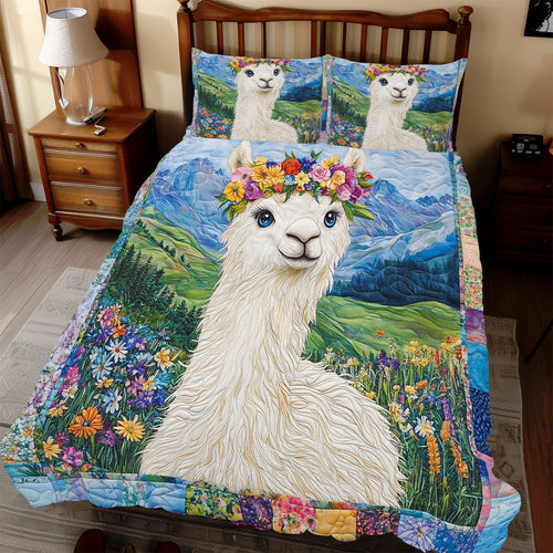 Alpaca Portrait WX1612044CL Duvet Cover Set