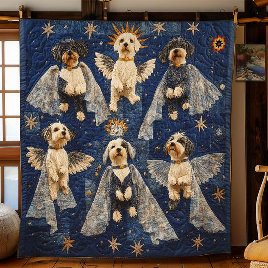 Holy Night Schnauzers WN0711014CL Quilt