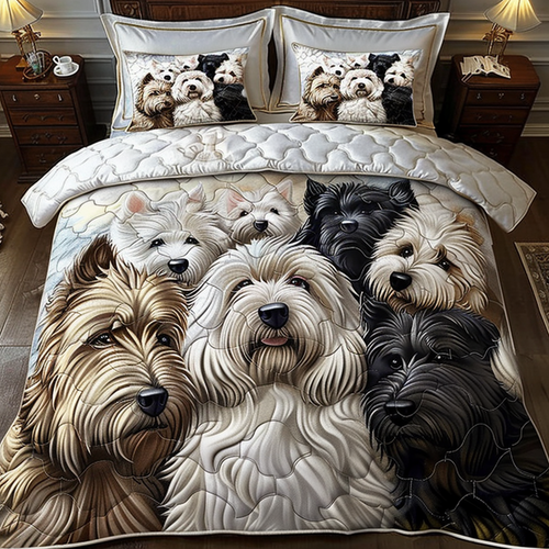 Terrier Family WY0901114CL Duvet Cover Set