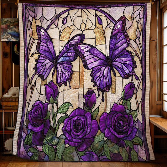 Whispers Of The Amethyst Garden WX0407086CL Quilt