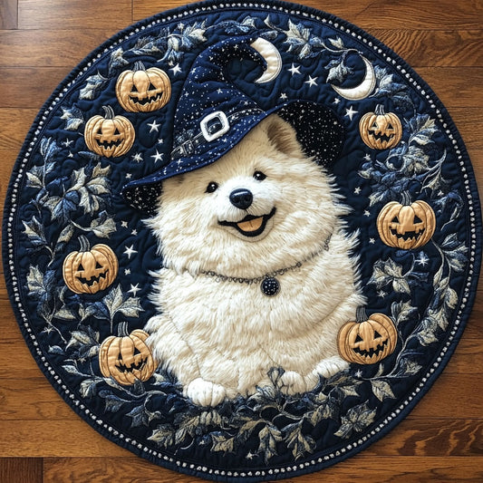 Autumn Glow Chow Chow WN1108001CL Quilted Round Mat