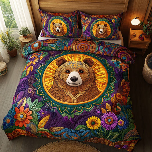 Sun Spirit Bear WY2406029CL  Duvet Cover Set