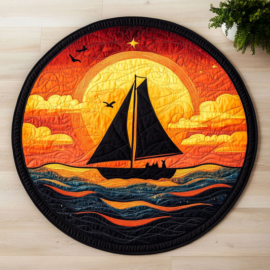 Sail Dream CW2805543CL Quilted Round Mat