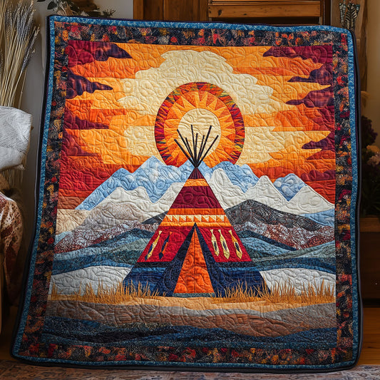 Camping Sunset Native WX0406009CL Quilt