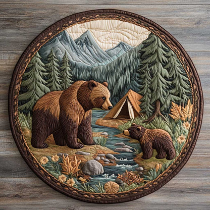 Learn To Hunt CQ0905008CL Quilted Round Mat