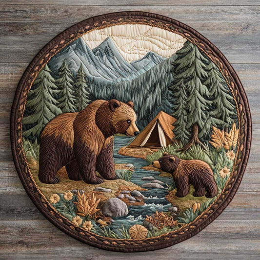 Learn To Hunt CQ0905008CL Quilted Round Mat
