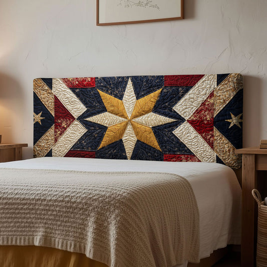 Heritage Star WN2012045CL Quilted Headboard Slipcover