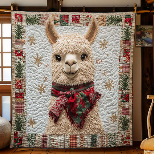 Llama Noel Plaid WN1711049CL Quilt