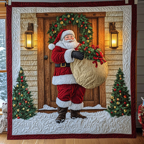 Santa At The Door LT1811017CL Quilt