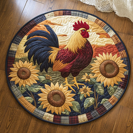 Morning Glory CP0810023CL Quilted Round Mat
