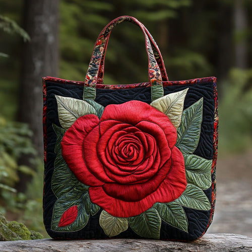 Crimson Rose WN2209017CL Quilted Tote Bag