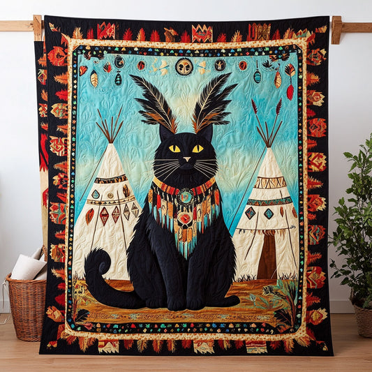 Native American Cat CW1201043CL Quilt