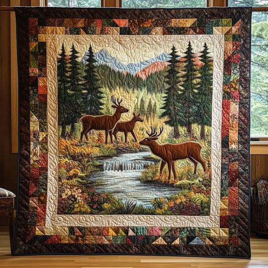 Deer Of Life WY1108008CL Quilt