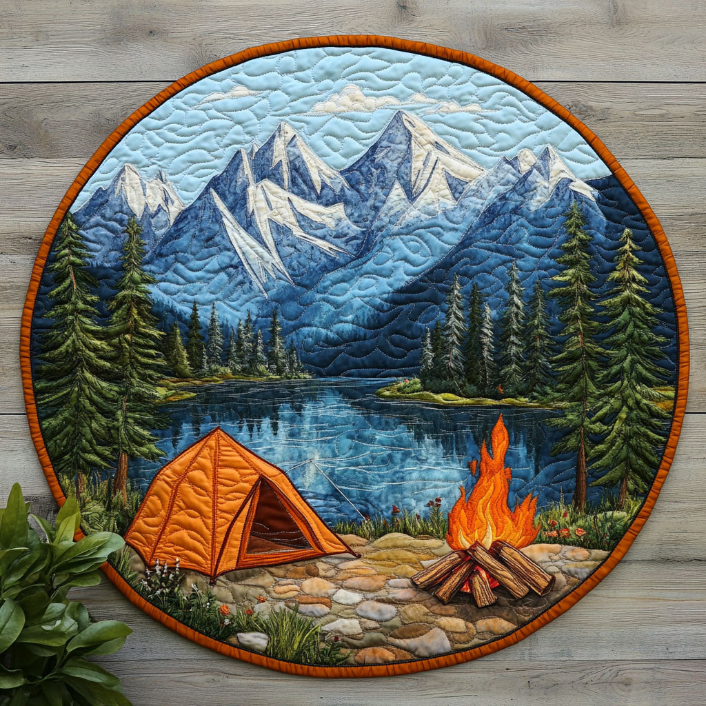 Camping CW2205365CL Quilted Round Mat