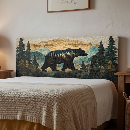Bear Forest CW2612002CL Quilted Headboard Slipcover
