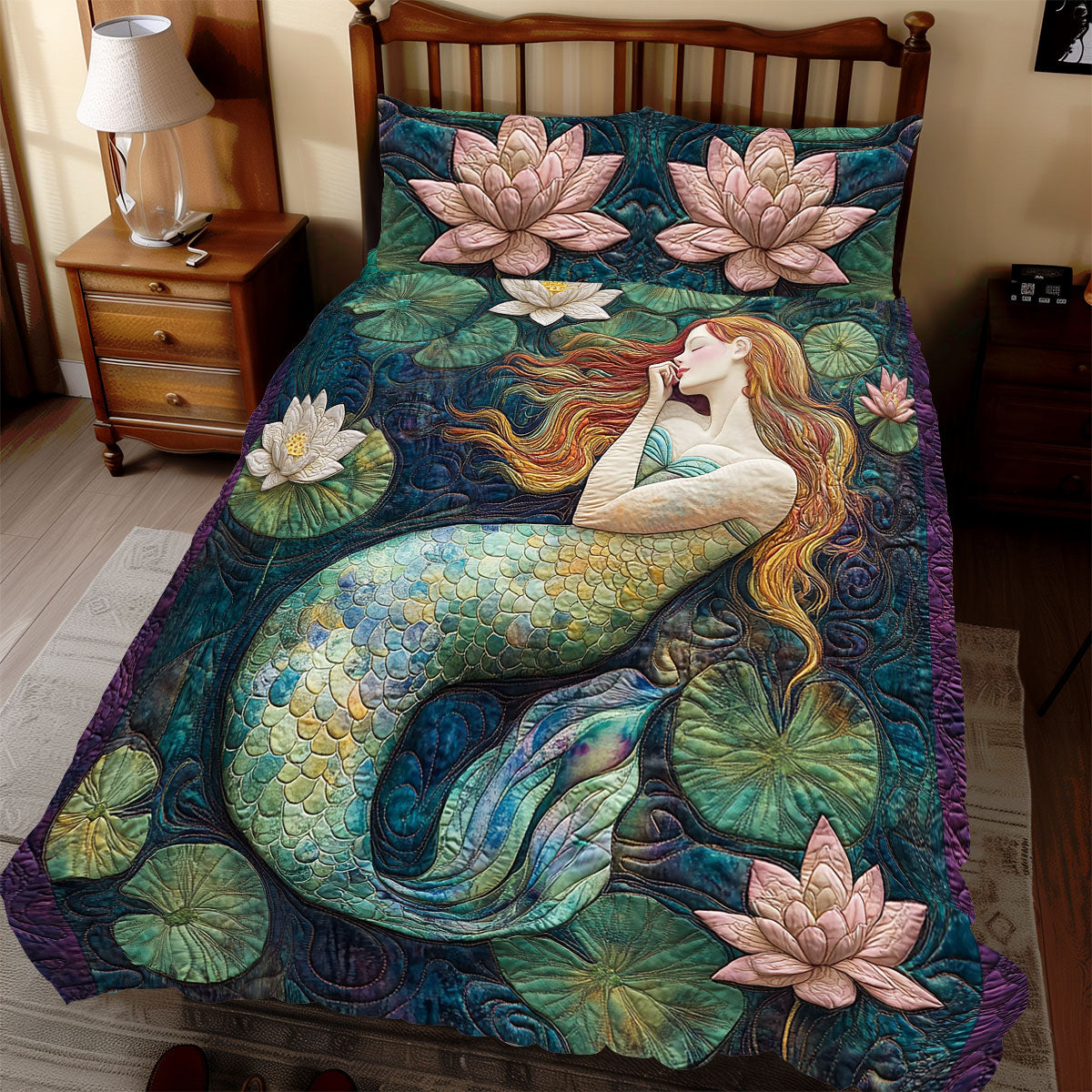 Dreamy Mermaid WU2612004CL Duvet Cover Set