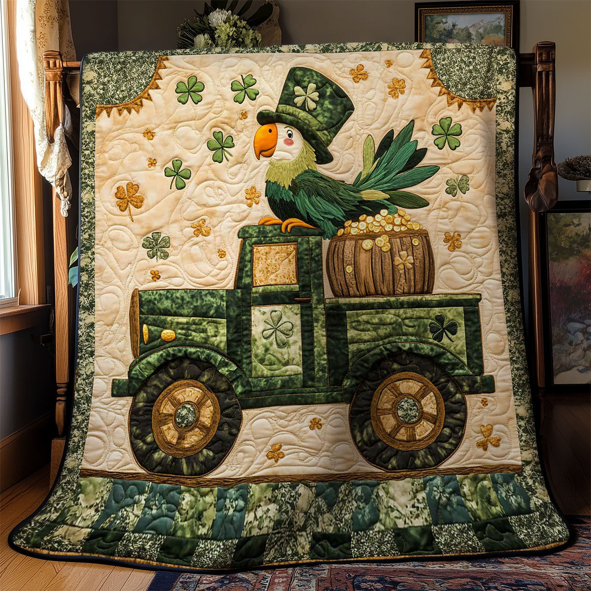 Shamrock Parrot WN2712005CL Quilt