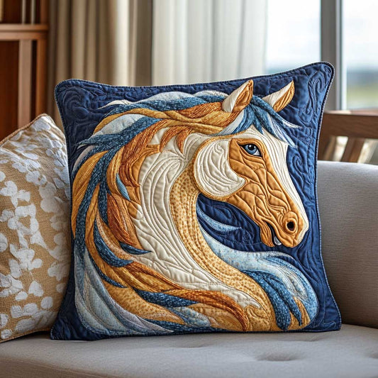 Colorful Horses CQ2104001CL Quilt Pillow Case