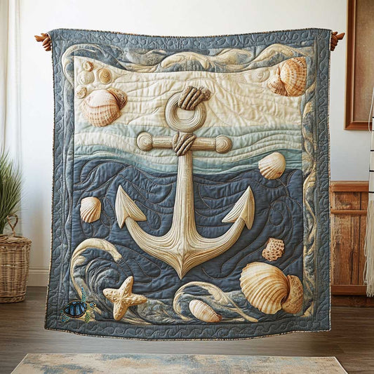 White Anchor Seashore WP1012027CL Quilt