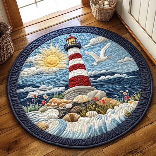 Steadfast Lighthouse CQ1705042CL Quilted Round Mat