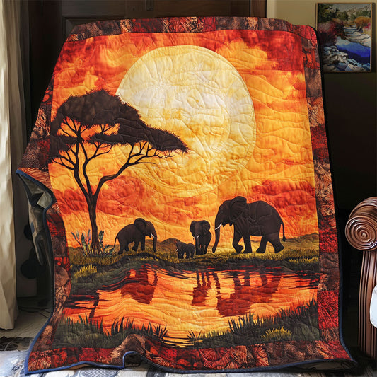 Desert Elephant WX3105018CL Quilt