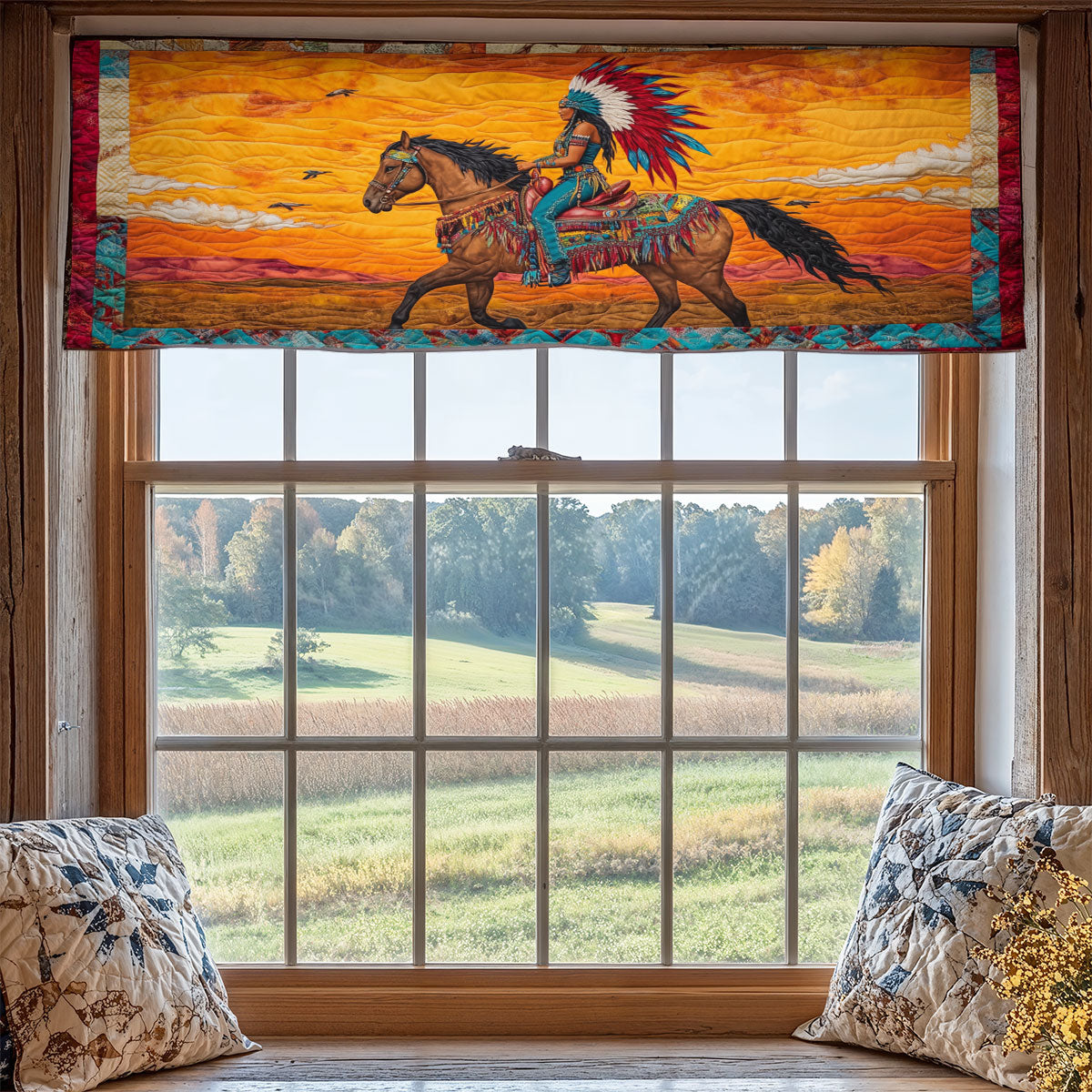 Woman Native American WX2205058CL Quilted Valance