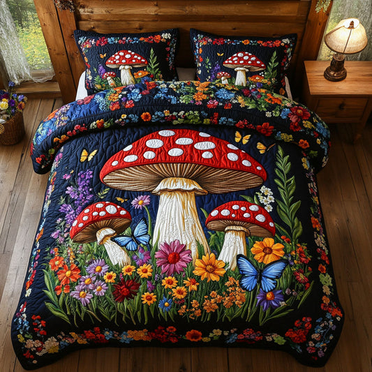 Mushroom Garden WJ0904022CL Duvet Cover Set