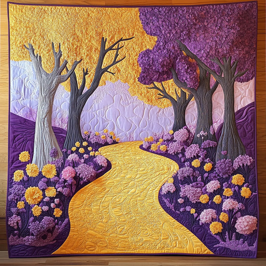 Golden And Purple CP0705033CL Quilt