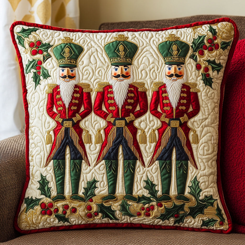 Christmas Nutcracker CW0110055CL Quilt Pillow Case