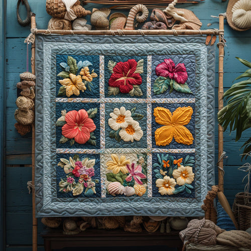 Blooming Flower Joy WN0808121CL Quilt