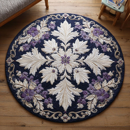 Starlit Icy Twilight CW2209045CL Quilted Round Mat