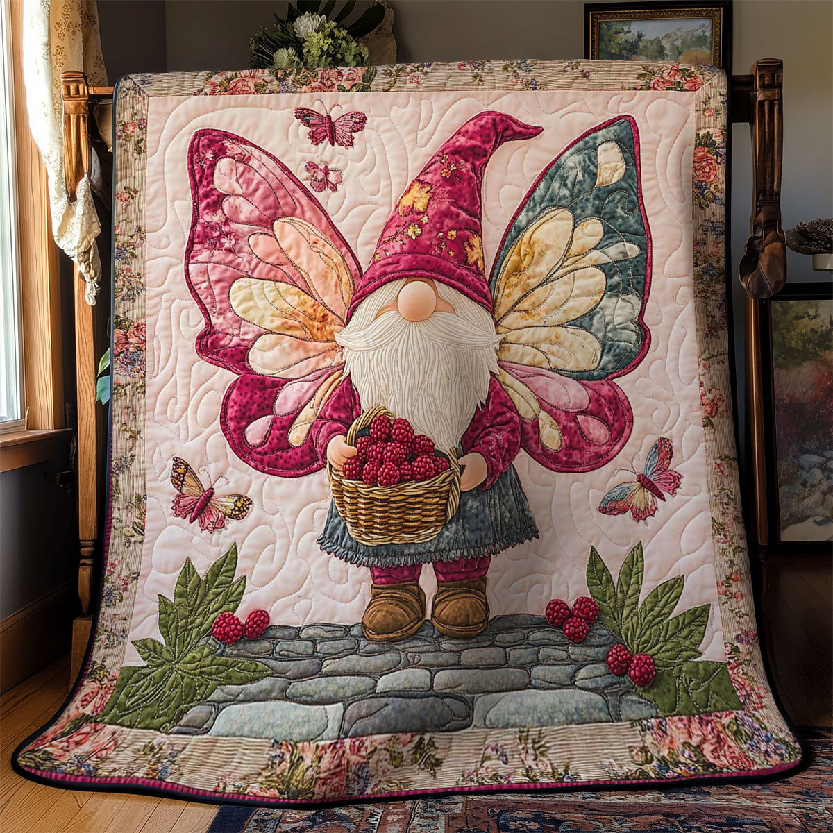 Springtime Gnome WN0801050CL Quilt