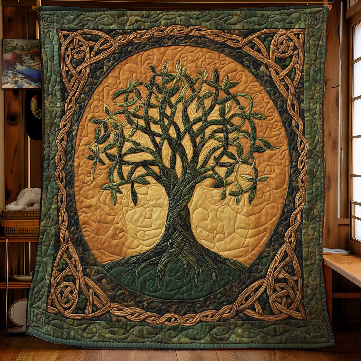 Mystic Tree WY2102034CL Quilt