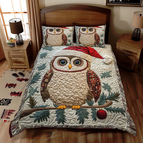 Owl Christmas WX2211078CL Duvet Cover Set