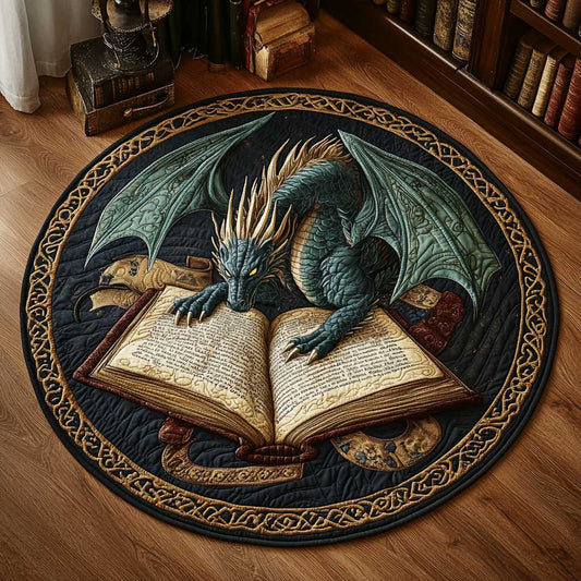 Ancient Dragon CQ1705040CL Quilted Round Mat