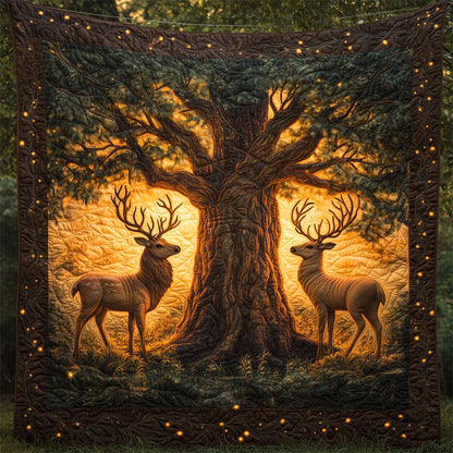 Deer & Tree Of Life LT1509050CL Quilt