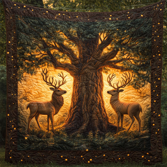 Deer & Tree Of Life LT1509050CL Quilt
